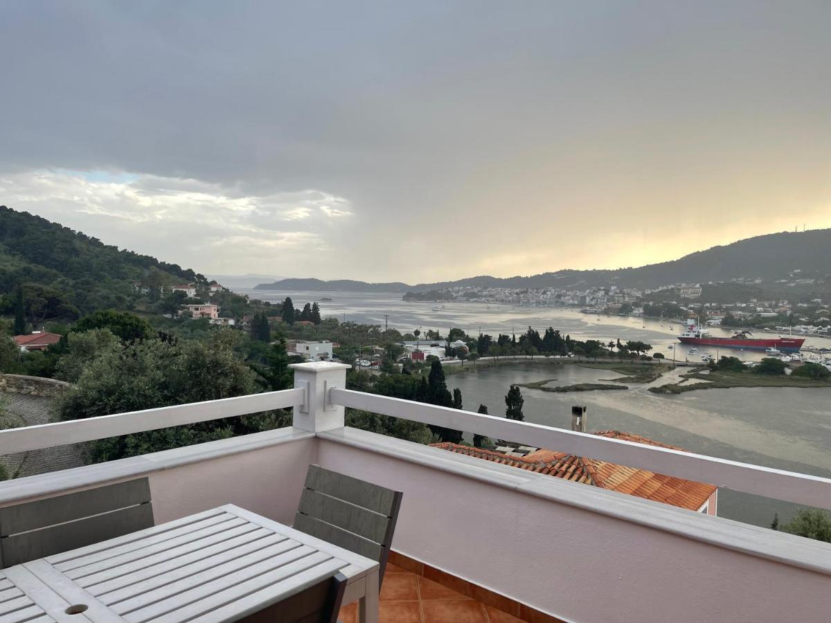 Skiathos Seaview Villa With Pool Punta Eksteriør billede
